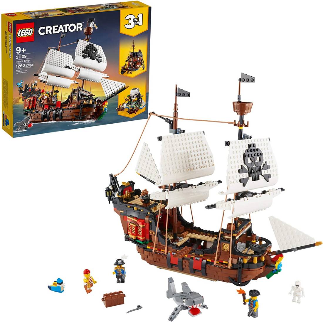 LEGO Creator 3en1 Barco pirata 1.260 piezas