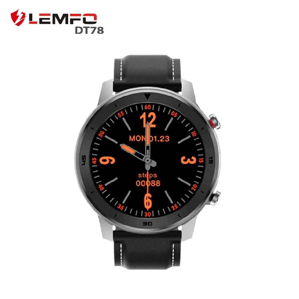 Smartwatch LEMFO DT78 Negro/Plata