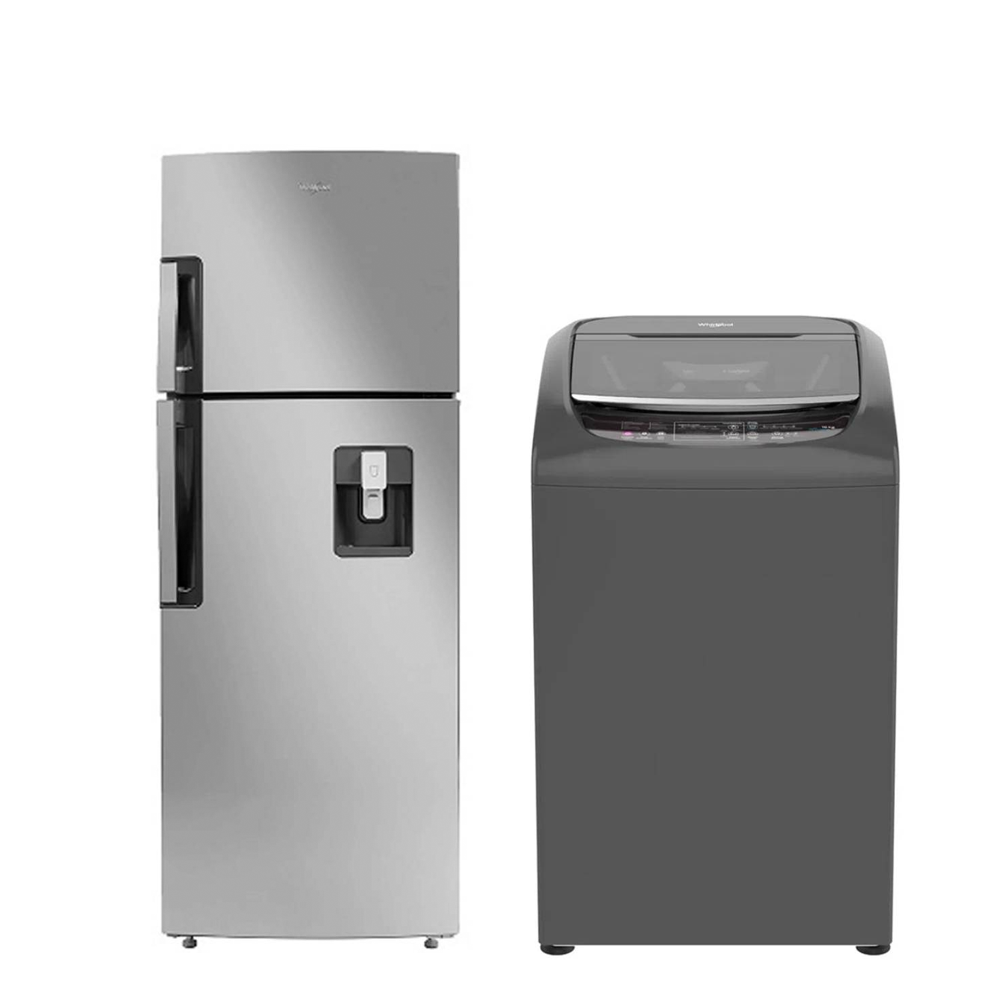 COMBO WHIRLPOOL: Refrigeradora + Lavadora