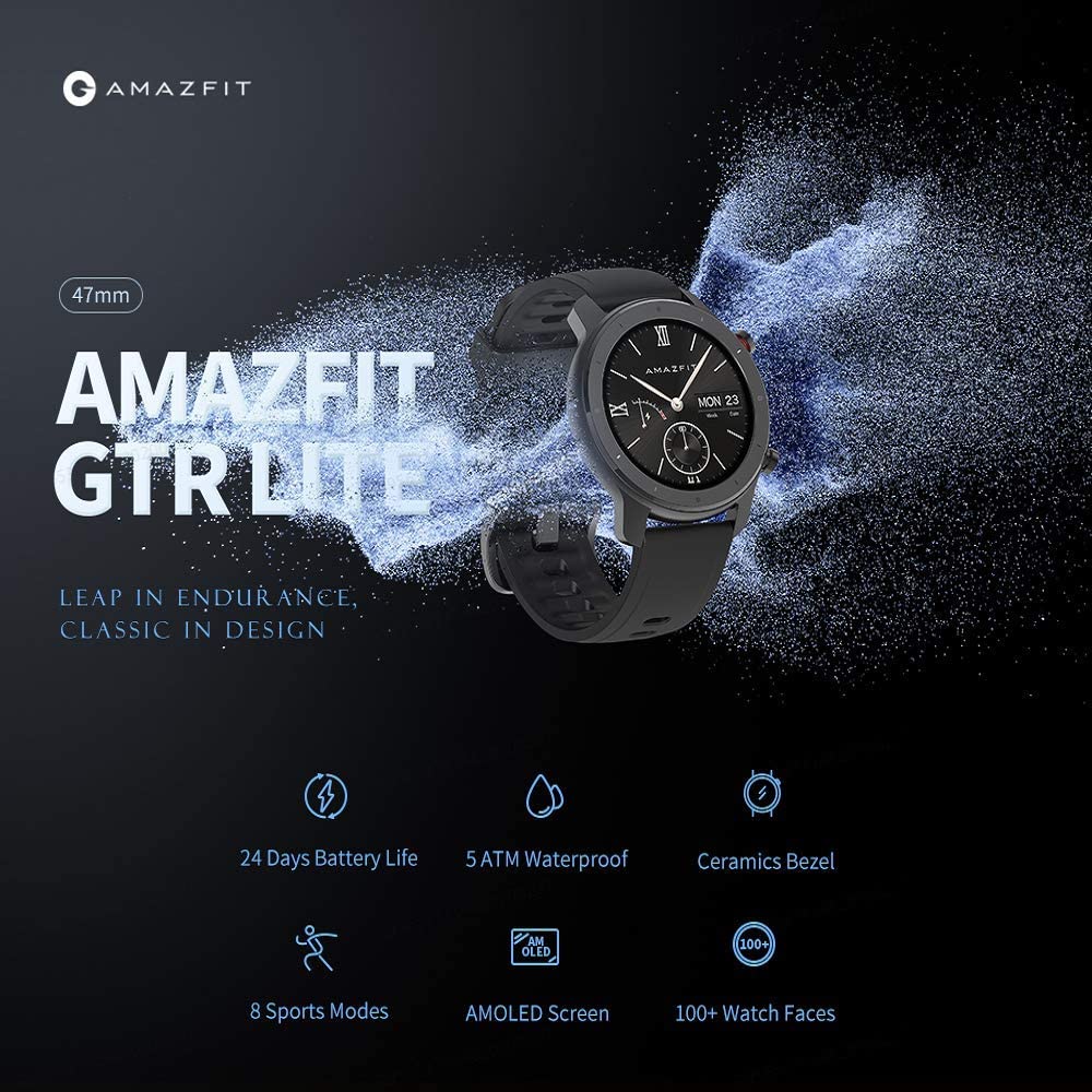 Smartwatch AMAZFIT Gtr Lite 47mm Aluminium