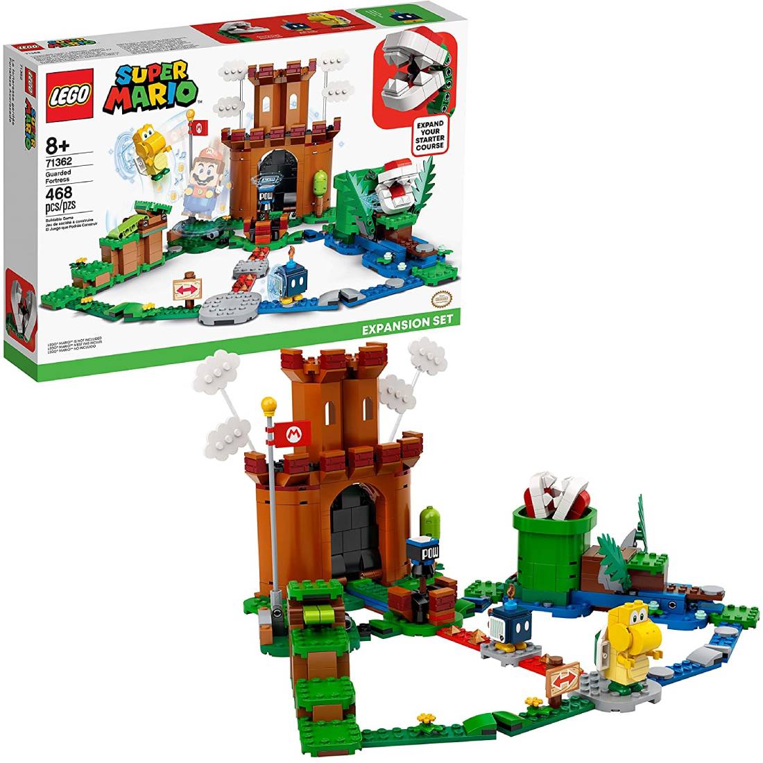LEGO Super Mario Guarded Fortress Expansion Set 468 piezas
