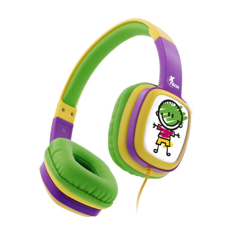 Audífonos XTECH Para Niños Verde
