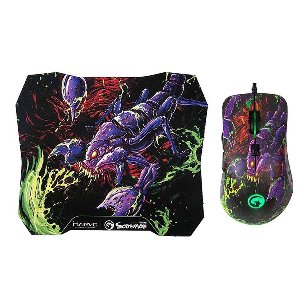 MOUSE + MOUSE PAD MARVO G932+G20