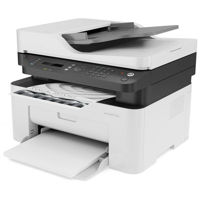 Impresora HP Laser MFP 137FNW Blanco y Negro