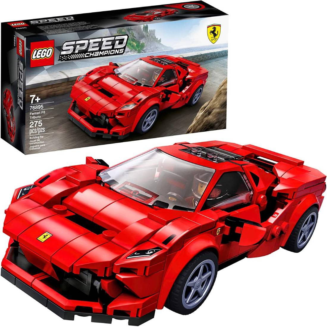 LEGO Speed Champions 76895 Ferrari F8 275 piezas