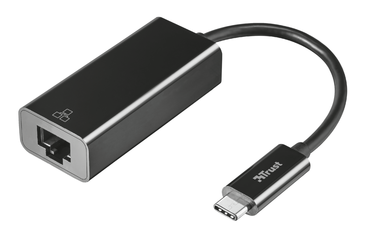Adaptador TRUST USB-C to Ethernet