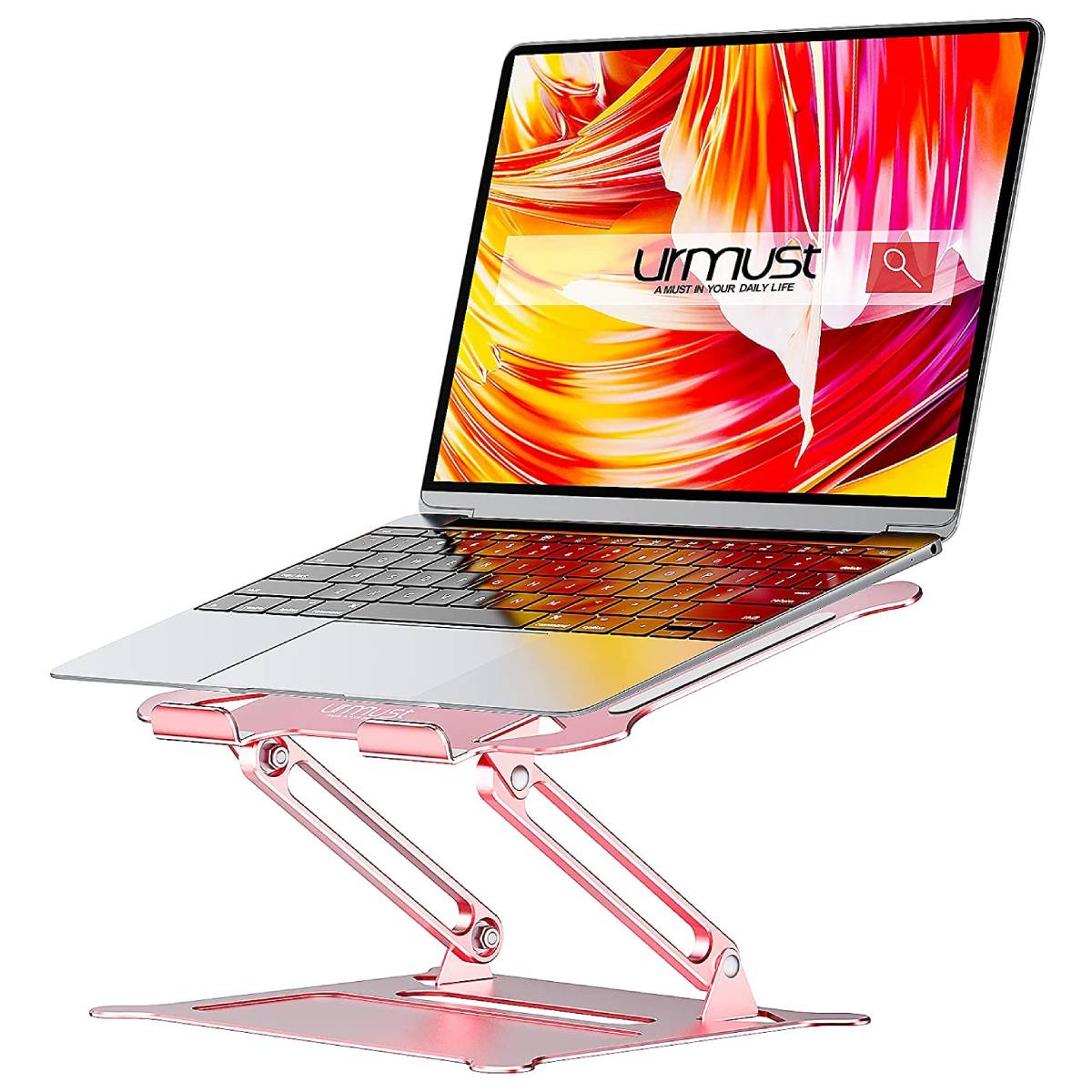 Soporte de aluminio ligero para laptop y notebook de hasta 15.6