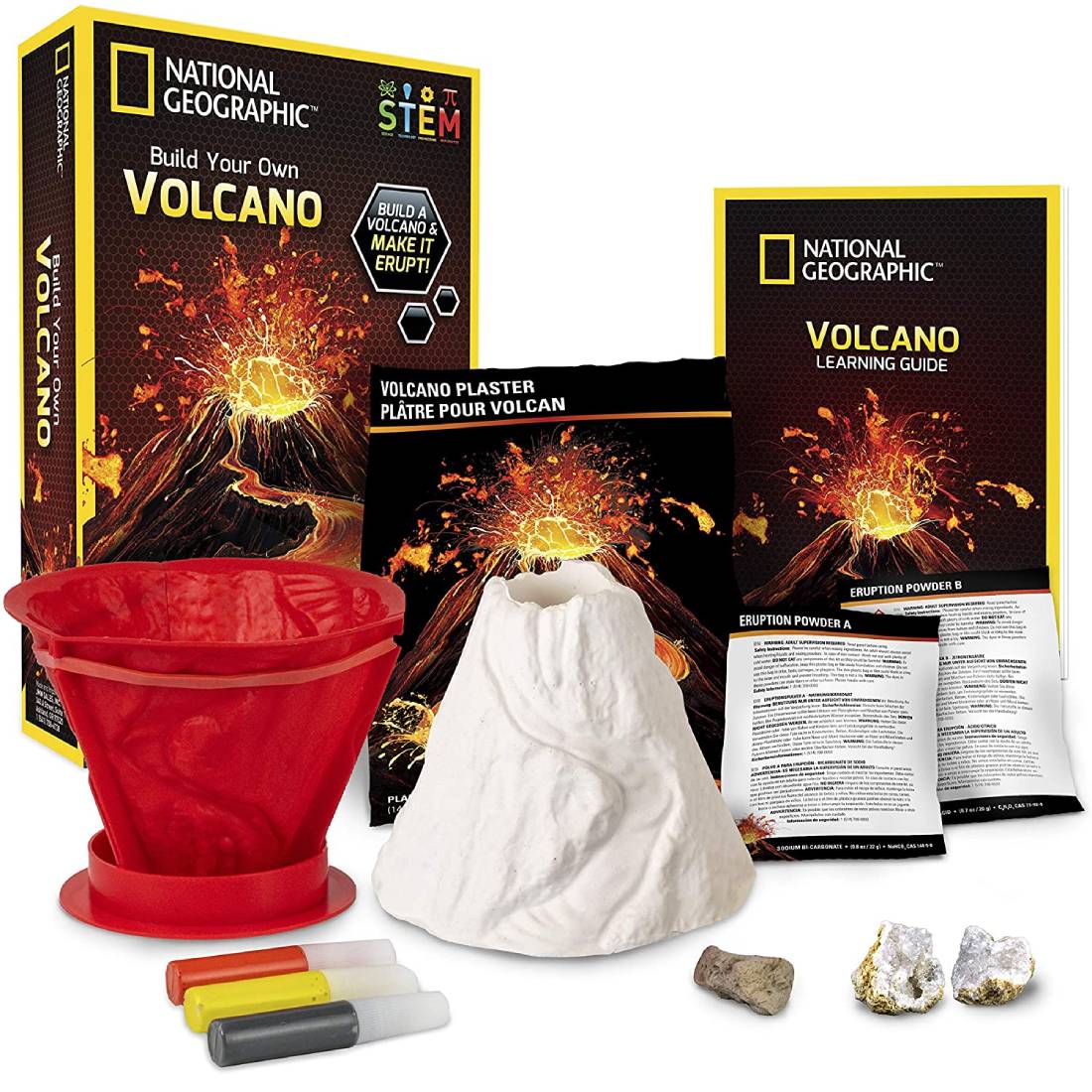 NATIONAL GEOGRAPHIC Science Kit un volcán en erupción